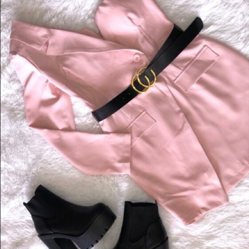 Mini Blazer Dress, pink.